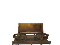 Kolenwagon op rails, decor 170(l) x 77(b) x 175(h)cm
