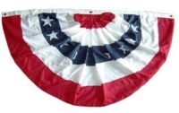 USA Bunting vlag 182(b) x 92(h) cm dubbelzijdig, geschikt voor buiten