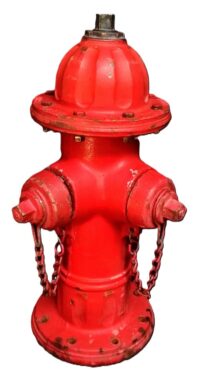 Brandkraan / hydrant (gietijzer) 75(h)x40(Ø)cm