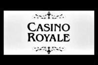 Tekstbord Casino Royale 120(b) x 60(h)cm
