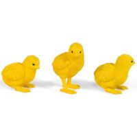 Kuikentjes, 14, 8,5 en 10,5cm set van 3 stuks, polyesters